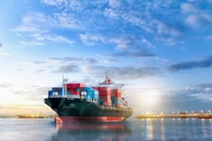 cargo ship reaching seashore for Commercial Marine Insurance