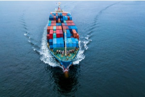 container ship business freight import export logistic and transportation by container ship