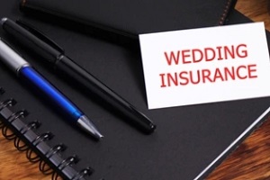 wedding insurance card on files