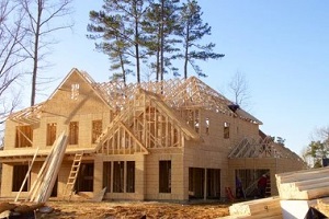wooden home construction