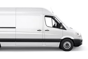 a commercial van