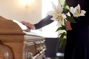 funeral scene