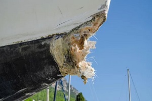 boat damaged in accident