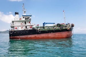 oil product coastal tanker in south-china sea
